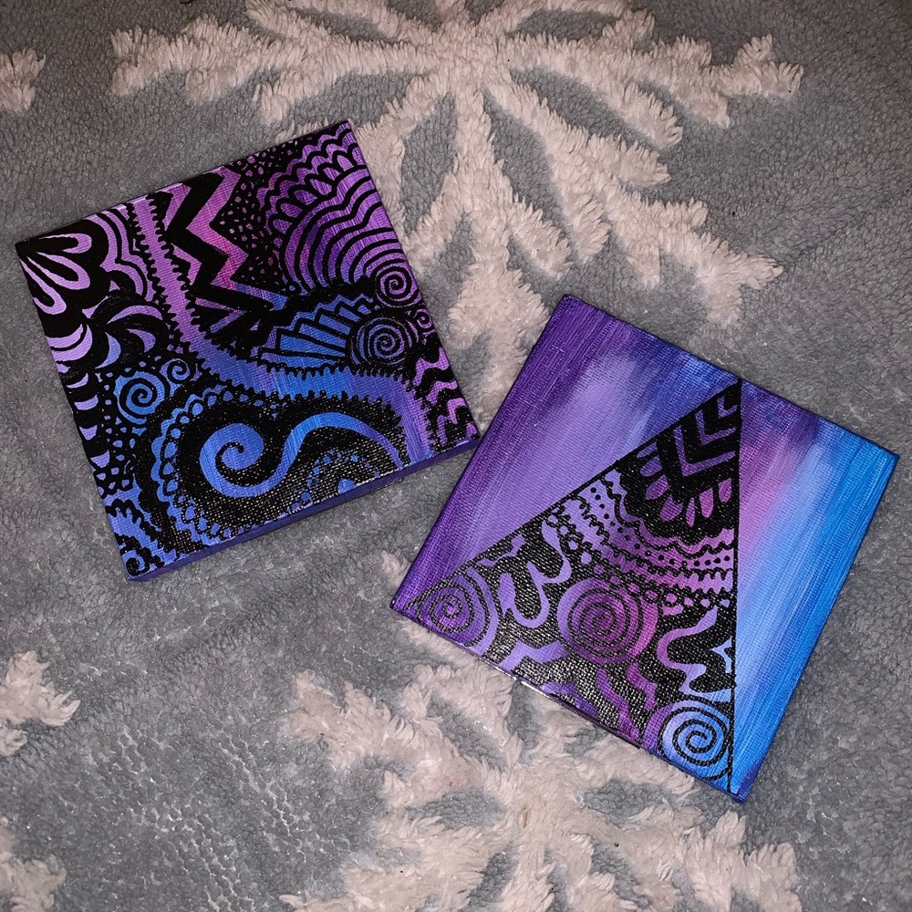 Mini Trippy Canvases